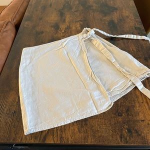 Forever 21 linen cream color wrap skirt